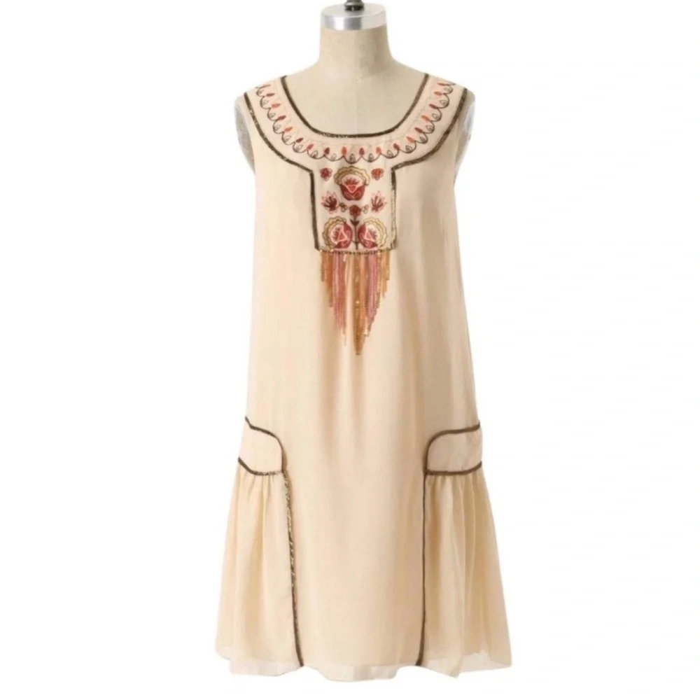 Anna Sui for Anthropologie Hiawatha Dress Size 2 - Picture 1 of 7